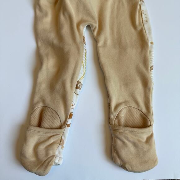 Goumi Zipper Footie Bamboo Organic Cotton Canyon Western Sleeper 12-18 months - Picture 12 of 14